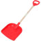 TOYANDONA Giocattolo con pala di sabbia per pala con manico in plastica Pala da neve con paletta in plastica pala per resistente strumento per la neve in legno di legno rosso