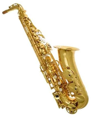 Altsaxophon YAS 480 Vergoldetes Messing Professionelles Holzblasinstrument mit Koffer Professionelles Saxophon