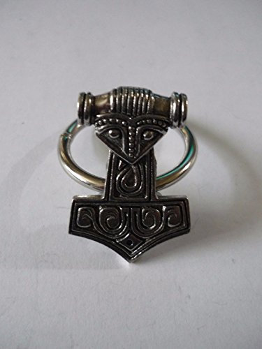Emblème Thor's Hammer W47 fabriqué en étain anglais fin sur une écharpe - Livré par US Gifts for all 2016 de Derbyshire UK