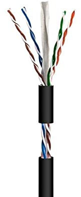 Cable para datos UTP Cat.5e rígido exterior (100 metros)