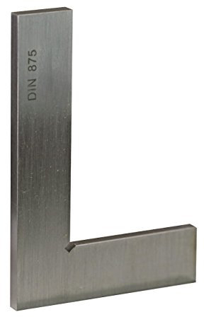 CNC QUALITÄT Präzisions Kontrollwinkel 150 x 100 mm - INOX - DIN 875/0