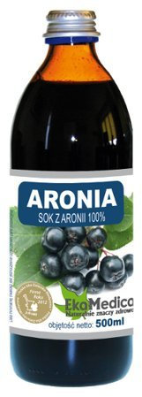 EkaMedica - Jugo de Chokeberry 100% natural, 500 ml