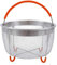 Panier Cuisson 6Qt Panier Vapeur En Acier Inoxydable Avec Poignée Pour Instant Pot Accessoires Compatible Avec La Plupart Des Autocuiseurs - Cuire À La Vapeur Légumes,Oeufs,Orange