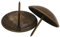 Wuuycoky Round Large-headed Nail 25mm Diameter Head Color Antique Brass Pack of 100