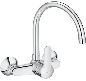 Roca,Victoria,Grifería monomando exterior para cocina con caño giratorio,A5A7G25C00