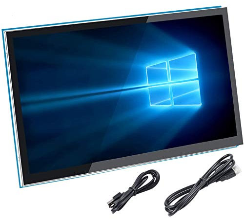 Jun-Saxifragelec per Raspberry Pi 4 schermo, Monitor Touch Screen capacitivo HDMI da 5 Pollici - Schermo LCD HD 800x600 (Supporto Pi 4 e Pi 3 B +, Windows)