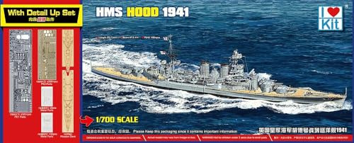 Merit International/I love Ki 365703-1/700 HMS Hood, Upgrade - Maßstab 1:700