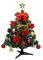 Geschmückter Weihnachtsbaum,Mini 30cm Weihnachtsbaum, klein Künstlicher Tannenbaum mit Schleifen Christbaumkugeln Tannenzapfen Geschenkbox, Tischplatte Baum für die Weihnachts- und Adventszeit