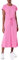 ONLY Onlmay-Abito Midi S/S Jrs Vestito, Super Rosa, S Donna