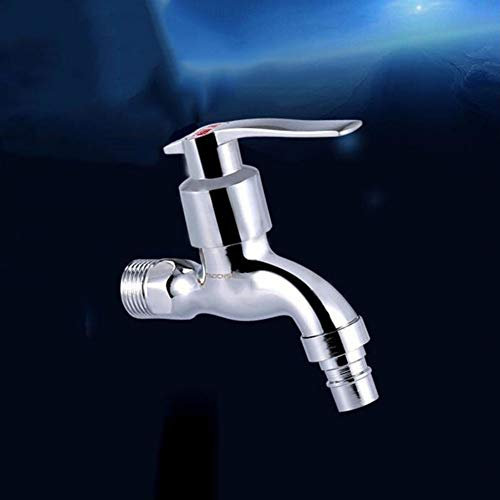 Robinets de lavabo de machine à laver finis chromés robinets thermostatiques monotrou à poignée thermostatique à eau froide