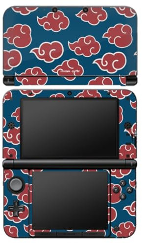 DeinDesign Autocollant Compatible avec Nintendo 3 DS XL Sticker Film Autocollant Naruto Shippuden Produit sous Licence Officielle Akatsuki