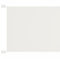 vidaXL Senkrechtmarkise Sichtschutz Windschutz Sonnenschutz Markise Vertikalmarkise Seitenmarkise Balkon Garten Terrasse Weiß 140x1200cm Oxford-Gewebe