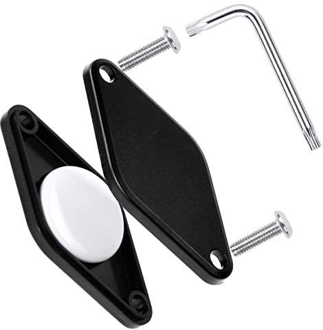 Ainiv Soporte para Bicicleta para AirTag, Bike Mount Holder para AirTag Antivibración con Tornillos para Bicicleta de Montaña, GPS