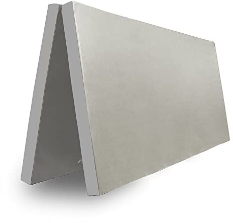 Grevinga Klappbare Turnmatte RG 35 – 200 x 200 x 6 cm - GRAU - Made in Germany - Faltbare Gymnastikmatte für Fitness, Sport und Gymnastik, Rutschfest und Platzsparend, Weichbodenmatte, XXL