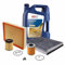 BESTPRICE Inspektionspaket Filterset 1x Ölfilter, 1x Kraftstofffilter, 1x Luftfilter, 1x Innenraumfilter (Aktivkohle), 1x Ölablassschraube, 1x Motoröl 5W-30 5 l, Kompatibel mit OPEL MERIVA A (X03)