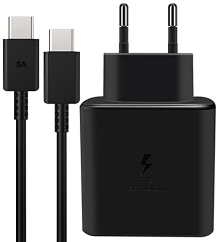 45W Ladegerät USB C Schnellladegerät mit Ladekabel kompatibel mit Samsung S23 S22 S21 Ultra/S22 Plus/Tab S8/Tab S8,Ultra/Tab S8 Plus/Tab S7/Tab S7 FE/Tab S24,S24+ S24 Ultra Netzteil