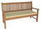 POKAR Bankauflage Bankkissen mit Abnehmbarem Bezug Sitzkissen für Bank Sitzbank Sitzpolster Bankpolster Stuhlkissen Gartenbank (200 x 40 x 5, Beige)