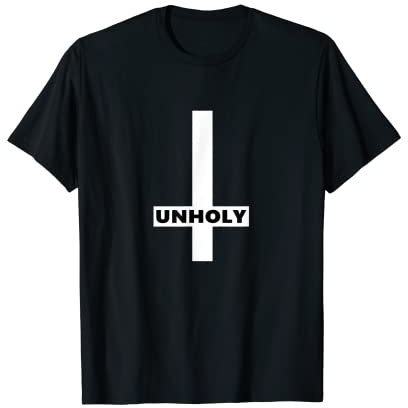 Umgedrehtes Kreuz Unholy Inverted Cross T-Shirt