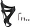 YHESEN - Porte-bidon vélo(Mat), Fibre de Carbone, Accessoire Cycliste, diamètre 74mm, Super léger, léger et Durable pour vélo de Course, VTT