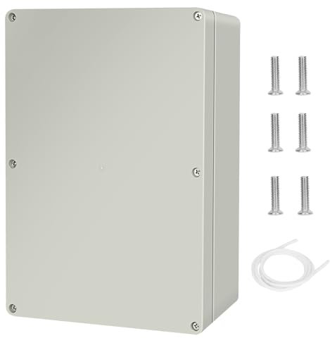 Scatola Derivazione Esterna, Scatola di collegamento elettronica IP65 Impermeabile, Scatola di giunzione in ABS,Scatola Di Progetto Elettrico,ABS Plastica All'involucro Custodia,26.5 x 18.5 x 9.5cm
