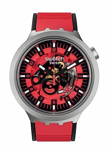 Swatch Armbanduhr Big Bold Irony SB07S110 RED Juicy