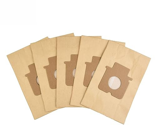Paquete de 5 Bolsas de Papel para aspiradora para Panasonic C-20E C20E MC-E Series Cilindro Partes
