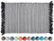 Lashuma Badvorleger für Dusche, Badewanne, WC Farbe: Schwarz - Weiß Größe: 50x70 cm