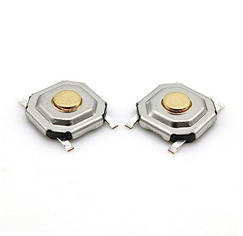 OSALADI 100 Stück Momentary Push Button Schalter Kit Druckknopf Mikroschalter Für Elektronische Projekte Mit Behälter Für Teileverwaltung