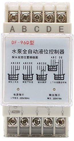 Yuuinnter DF-96D Automatic Water Level Controller Pump Cistern Auto Liquid Switch 220V Relay Switch