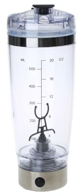 Tasse de mélange électrique rechargeable par USB de 450 ml/600 ml - Portable - Bouteille shaker automatique - Anti-fuite - Shaker de protéines électrique - Shaker de protéines - Mélangeur automatique