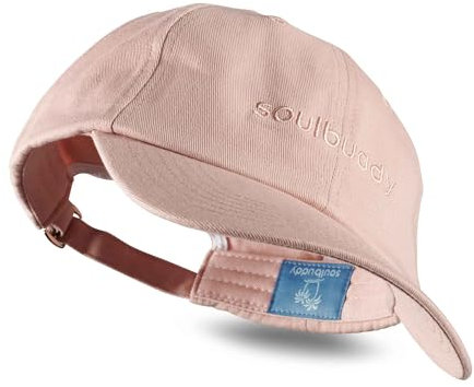 Soulbuddy Dad Cap - Basecap - Vintage Look - Baseball Style für Damen & Herren - Sonnenhut - Unisex - One Size - Verstellbare Größe - Farbe Blush