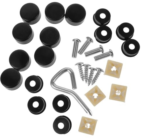 MOLUCKFU 1satz Kraftvolle Schrauben Für Nummernschilder Für Sichere Montage Von Kennzeichen Passend Für Fahrzeuge Einfache Installation Langlebige Materialien Für Stilvolle Befestigung