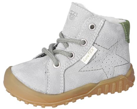 RICOSTA Jungen Winterstiefel Denny, Kinder Lauflernschuhe, Weite: Weit, CareTEX, terracare, wasserdicht, Winterboots, Stiefel, Frost/grün (420), 28 EU