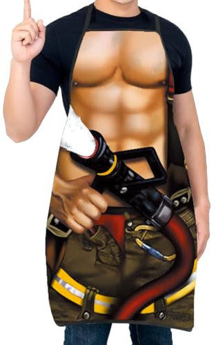 ZKGYUS Grillschürze für Männer Lustig Kochschürze Küchenschürze Schürze Lustig Wasserdichte für Herren Damen Geschenk für Bierfest Party Lustige Party Costume Grill