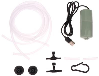 Bomba de aire de oxígeno para acuario, USB, oxigenador pequeño para pecera, compresor de aire silencioso, mini aireador, accesorios portátiles para peceras