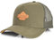 Blackskies® Essentials Trucker Cap | Unisex Baseball Mütze Kappe Herren Damen Skater Mesh - Basecap Männer Frauen Streetwear Outdoor Sommer Freizeit - Grün-Grün-Braun