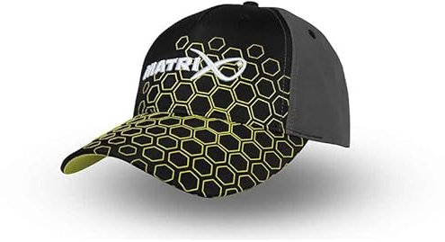 Fox Matrix Baseballkappe mit Hex-Print, Schwarz, dunkelgrau, 1