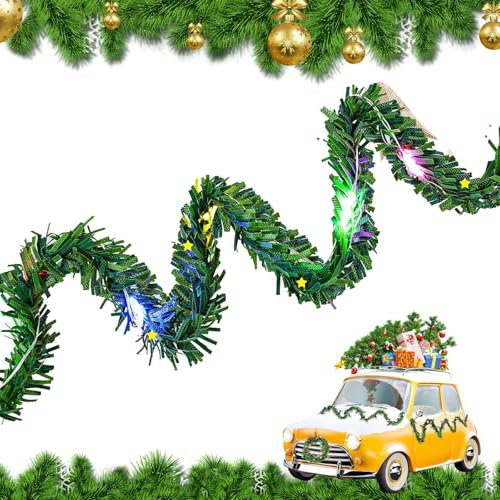 Puppenhaus Mini LED Lichterkette 50cm,Bunte Weihnachten Beleuchtet,Wichtelzubehör,Wichtelhaus Weihnachtsdeko,Miniatur Lichterkette Wichtel,Puppenhaus Möbel Leuchte