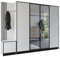 KIER FURNITURE Flurgarderobe Modern - Garderobenschrank mit Sitzbank, Haken und Schuhschrank - Flur Möbel Geräumig und Stilvoll - BxHxT 259,6x205x39cm - Weiß