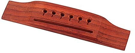 JOINPAYA Redwood Guitar Bridge Saddle Acoustic Guitar Parts Replacement Kit Easy Mount