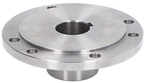 125 -mm -Drehflansch Flansch High Mangan Stahl Chuck Anschlussflansch für K11 125 K12 125 K72 125 Dauerhaft und robuster Chuck Flansch für Drehmaschinen (22 mm)