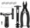 slothbyte Kettennieter Fahrrad, Kettenlehre, Fahrradketten Nietwerkzeug und Kettenschloss Zange,4 Paar Fahrradketten Nieten,Fahrradkette Reparatur Set für 6-12 Fach Fahrradkette Werkzeug Set