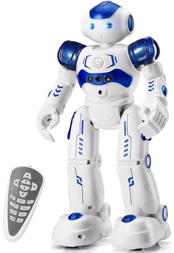 KingsDragon RC Robot Toys for Kids, Gesture & Sensing Programmable Remote Control Smart Robot for Age 3 4 5 6 7 8 Year Old Boys Girls Birthday Gift Present