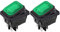 Clyxgs Interruttore a bilanciere da barca impermeabile con spia luminosa 2 posizioni on/off AC 16 a/250 V 20 a/125 V 2 pezzi