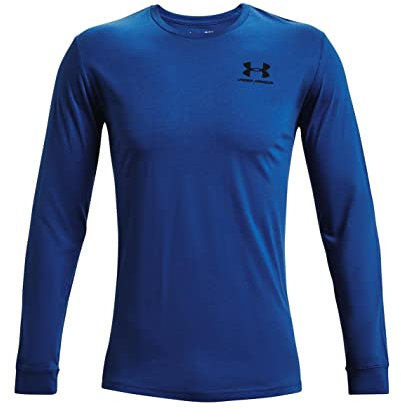 Under Armour UA Sportstyle Left Chest, Tech Blue (432)/Black, L