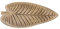 ROCKING GIFTS Vaciabolsillos con Forma de Hoja Madera, Marron, 31 cm, Organizador, Bandeja Llaves, Recibidor, Almacenamiento