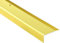 DQ-PP Winkelprofil | Profilmaße - 35mm x 15mm gebohrt inkl. Schrauben | Gold | 200cm | Aluminium | 2m | Winkelleiste | Abschlussprofil | Treppenkantenprofil | Treppenabschluss
