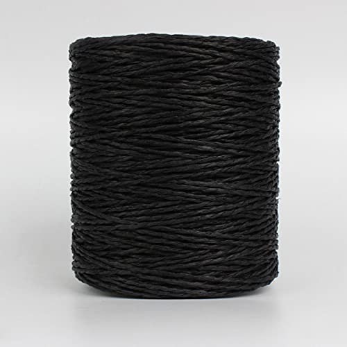 LINLN 280 Meter Colorful Threads Natural Raffia Straw Yarn For Summer Hand Knit Crochet Hat Handbag Cushion Baskets Knitting Material