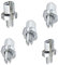 Laxzo ® Brake Lever Barrel Adjuster M7 Bicycle Adjusting Regulator Handle Screws Fastener Aluminium Alloy For Cable Tension Tuning Road MTB Bikes Silver 5PCS