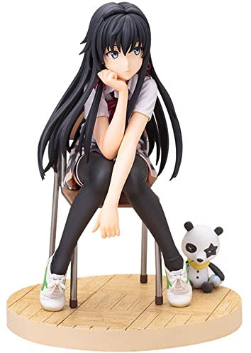 Tongyundacheng My Youth Romantic Comedy Is Wrong As I Expected Figure Yukinoshita Yukino Figure Anime Girl PVC Statue Model Desktop Home Decoration